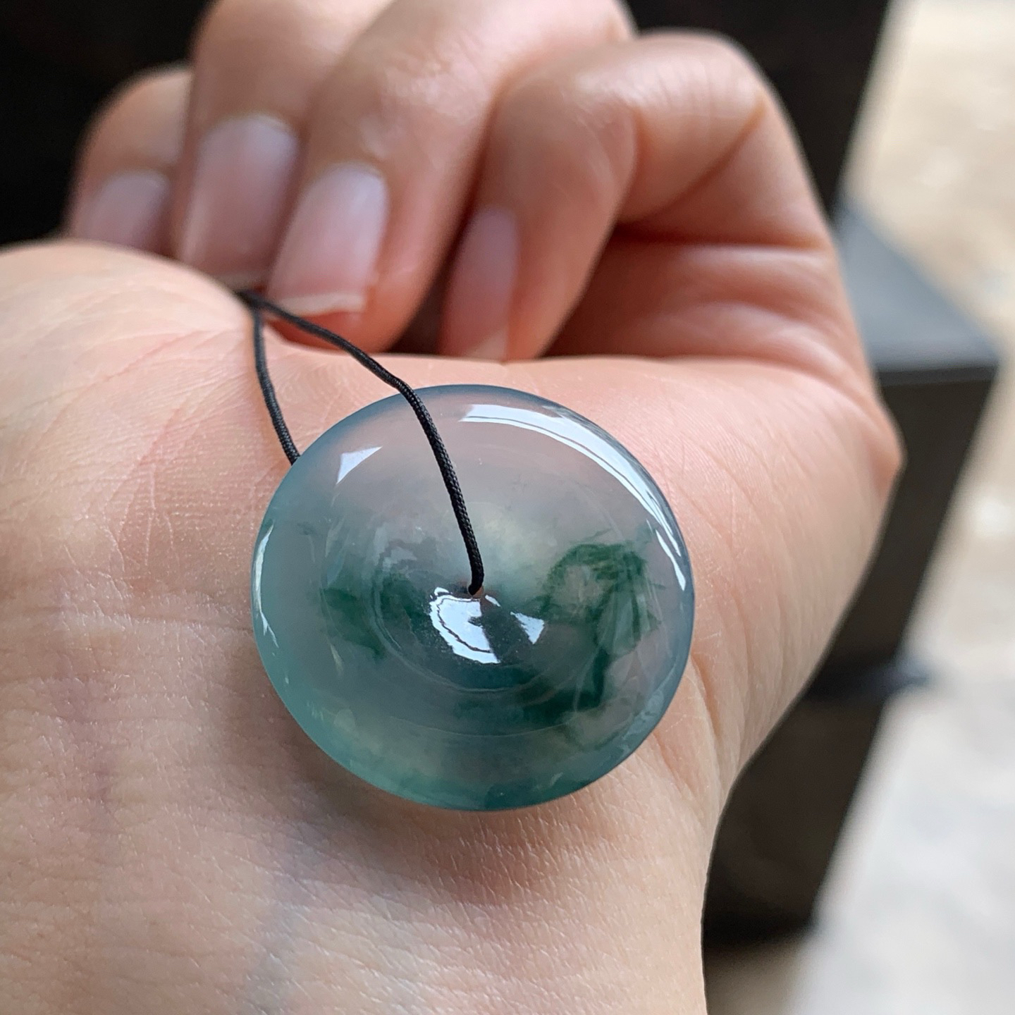 蓝花平安扣^_^飘花灵韵