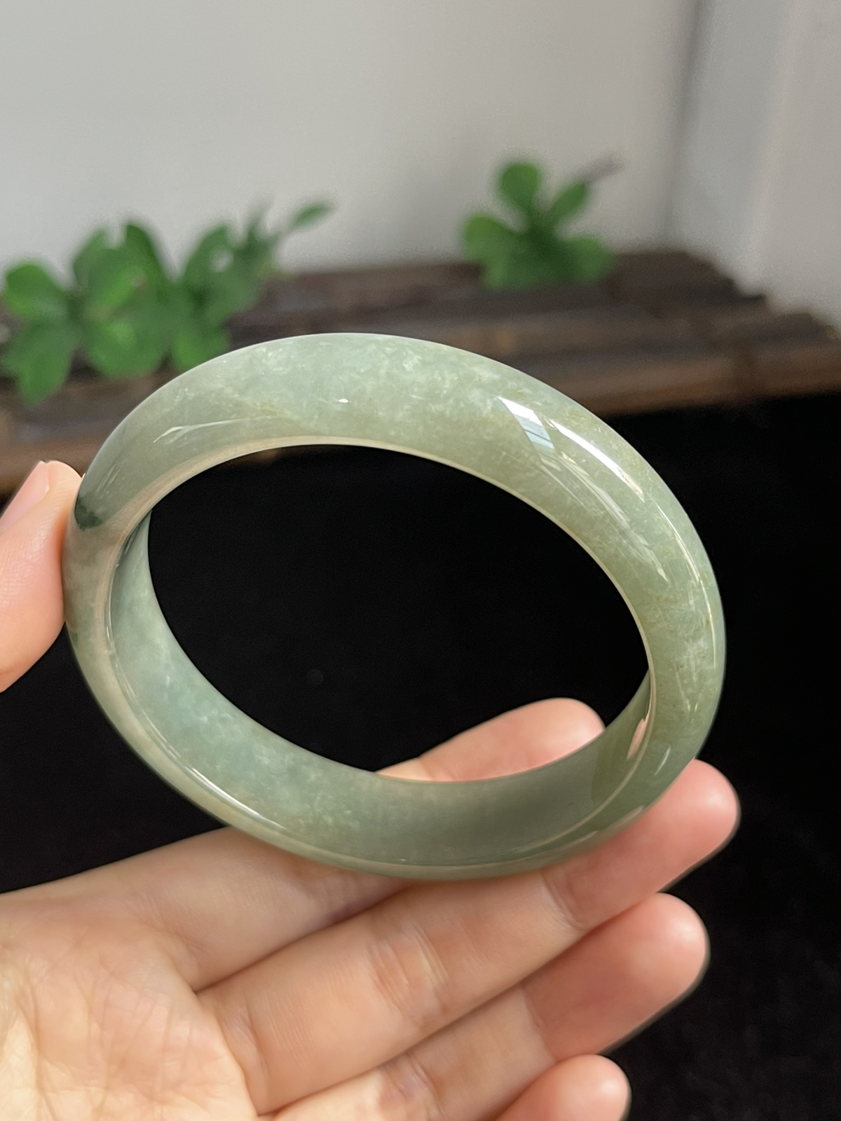 正圈58圈口，翡翠手镯