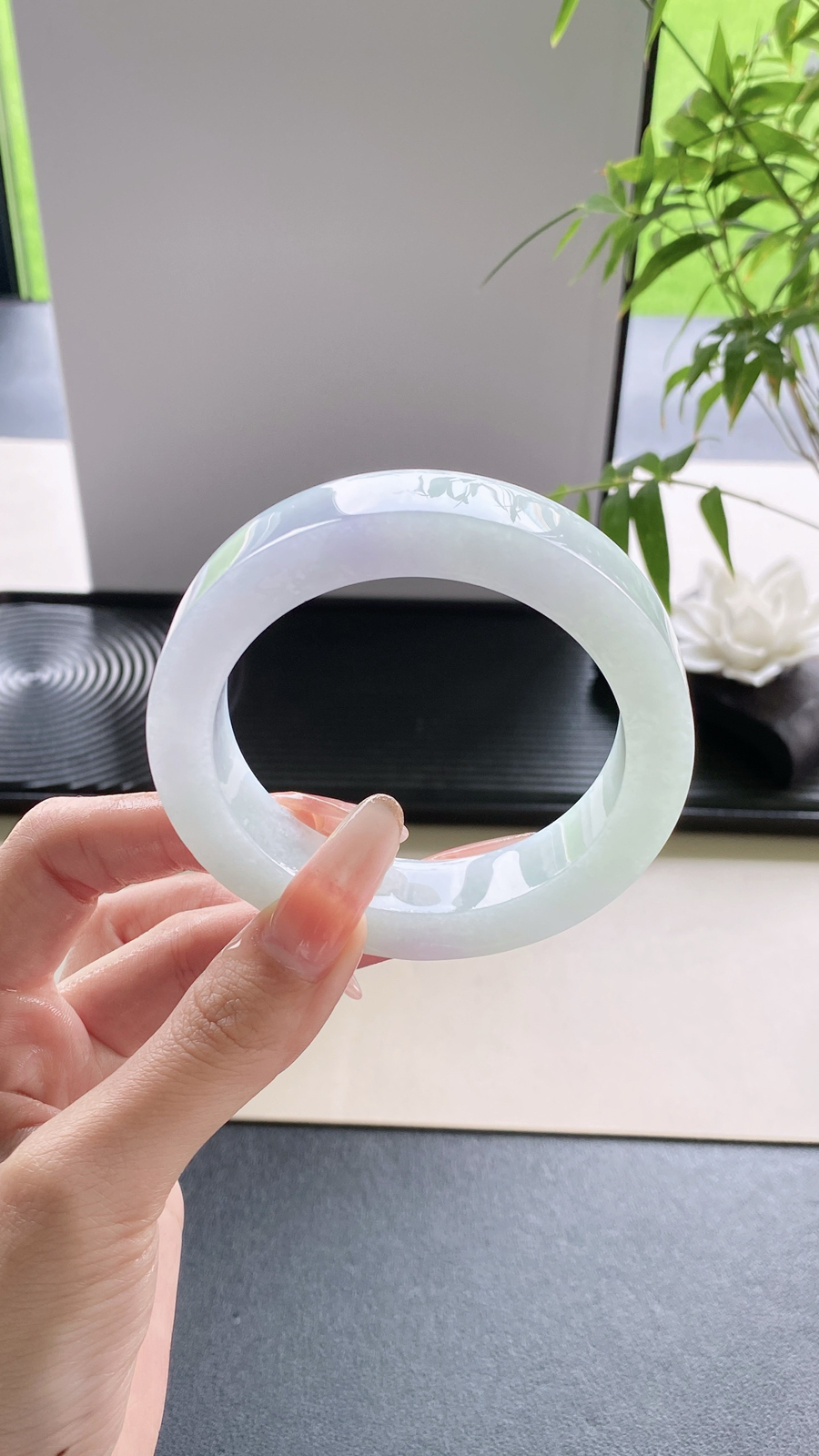 【淡春彩手镯胚】