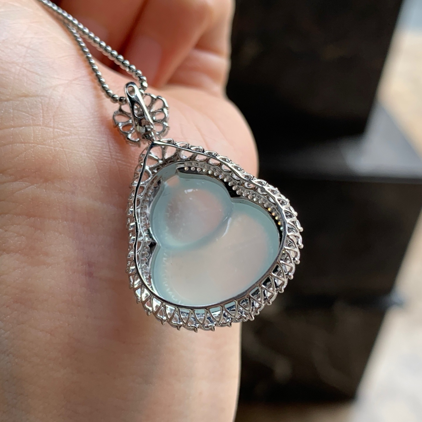 金钻镶嵌冰葫芦^_^冰透