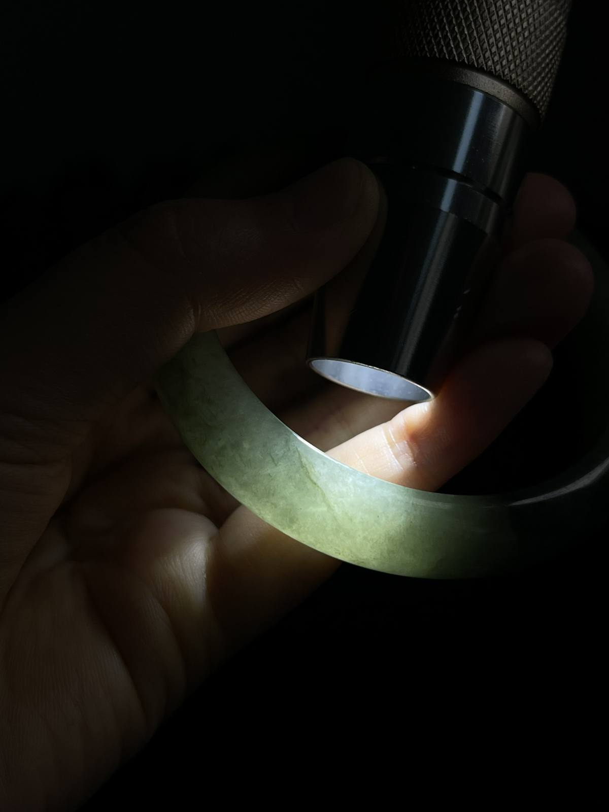 正圈58圈口，翡翠手镯