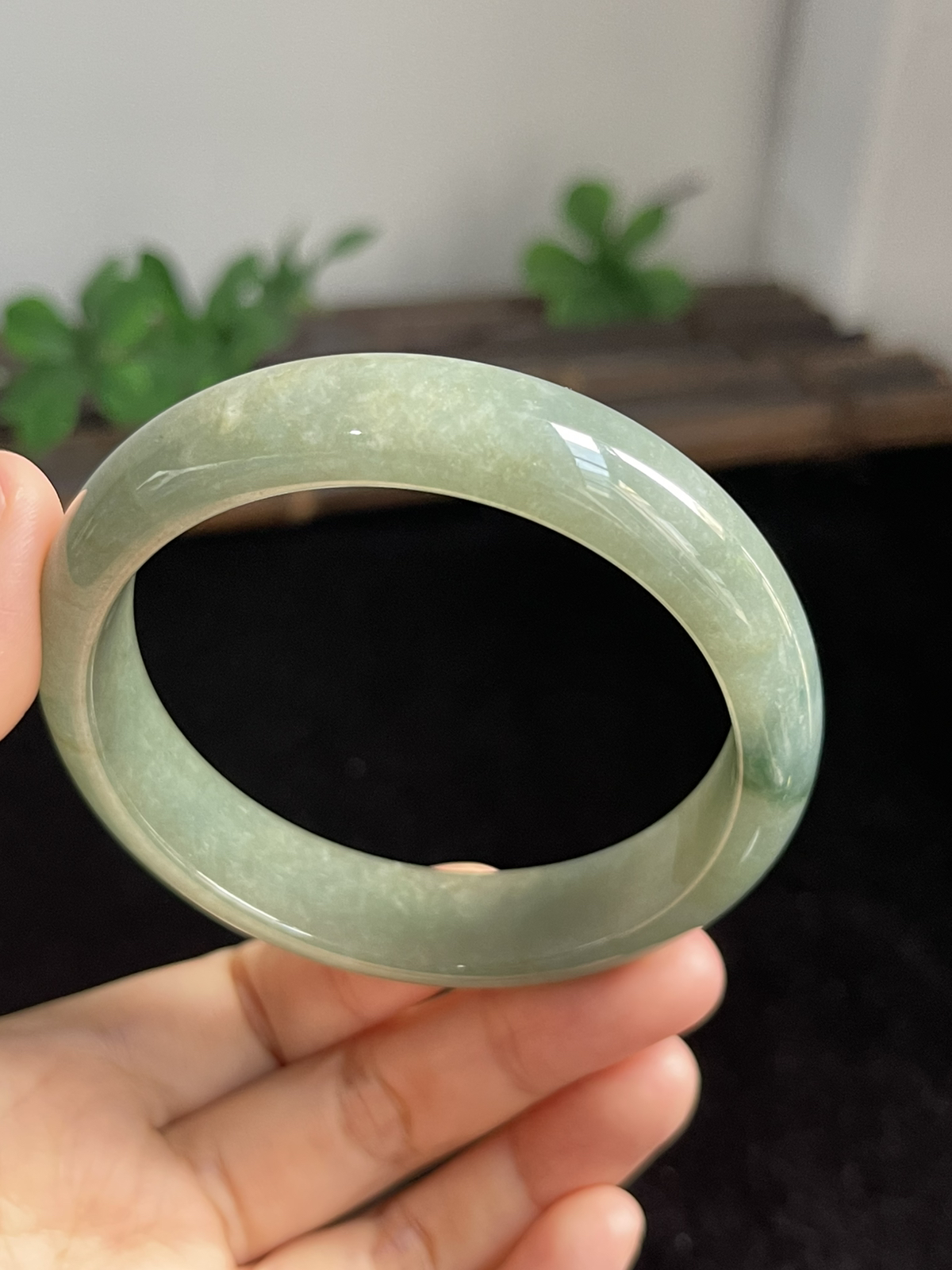 正圈58圈口，翡翠手镯