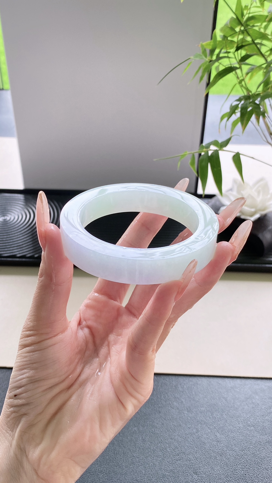 【淡春彩手镯胚】