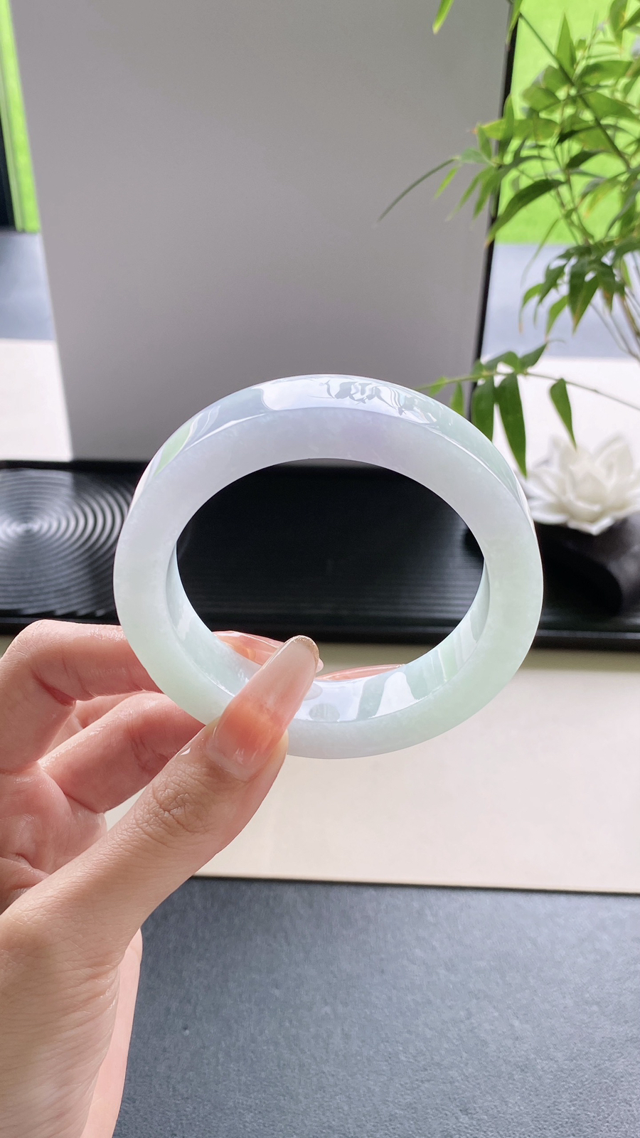 【淡春彩手镯胚】