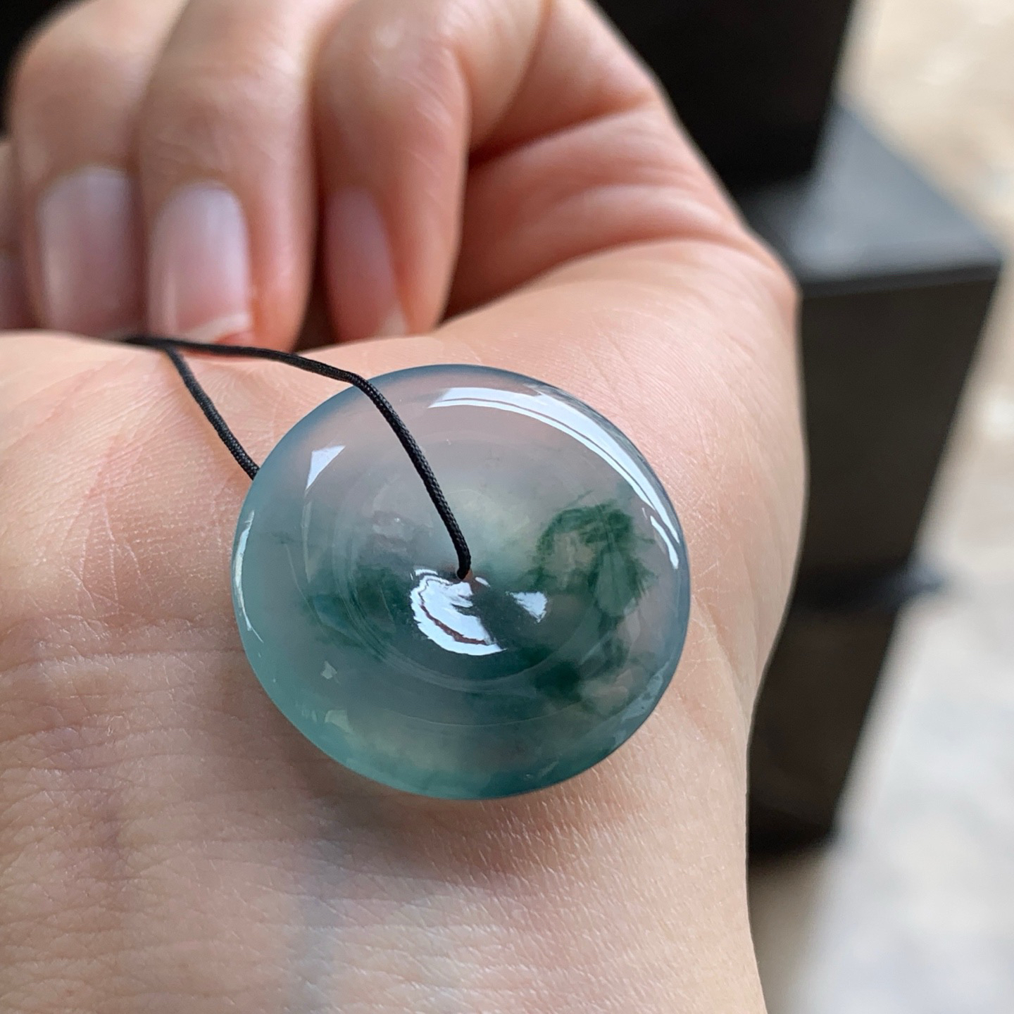 蓝花平安扣^_^飘花灵韵