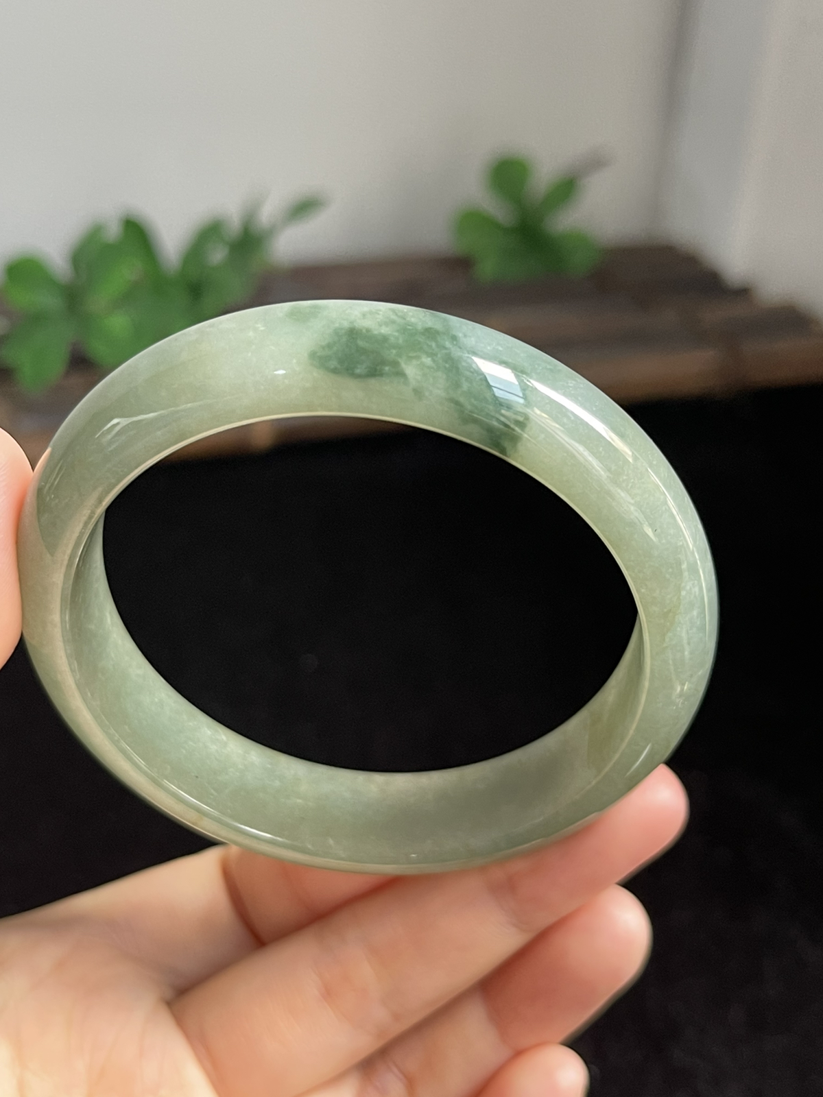 正圈58圈口，翡翠手镯