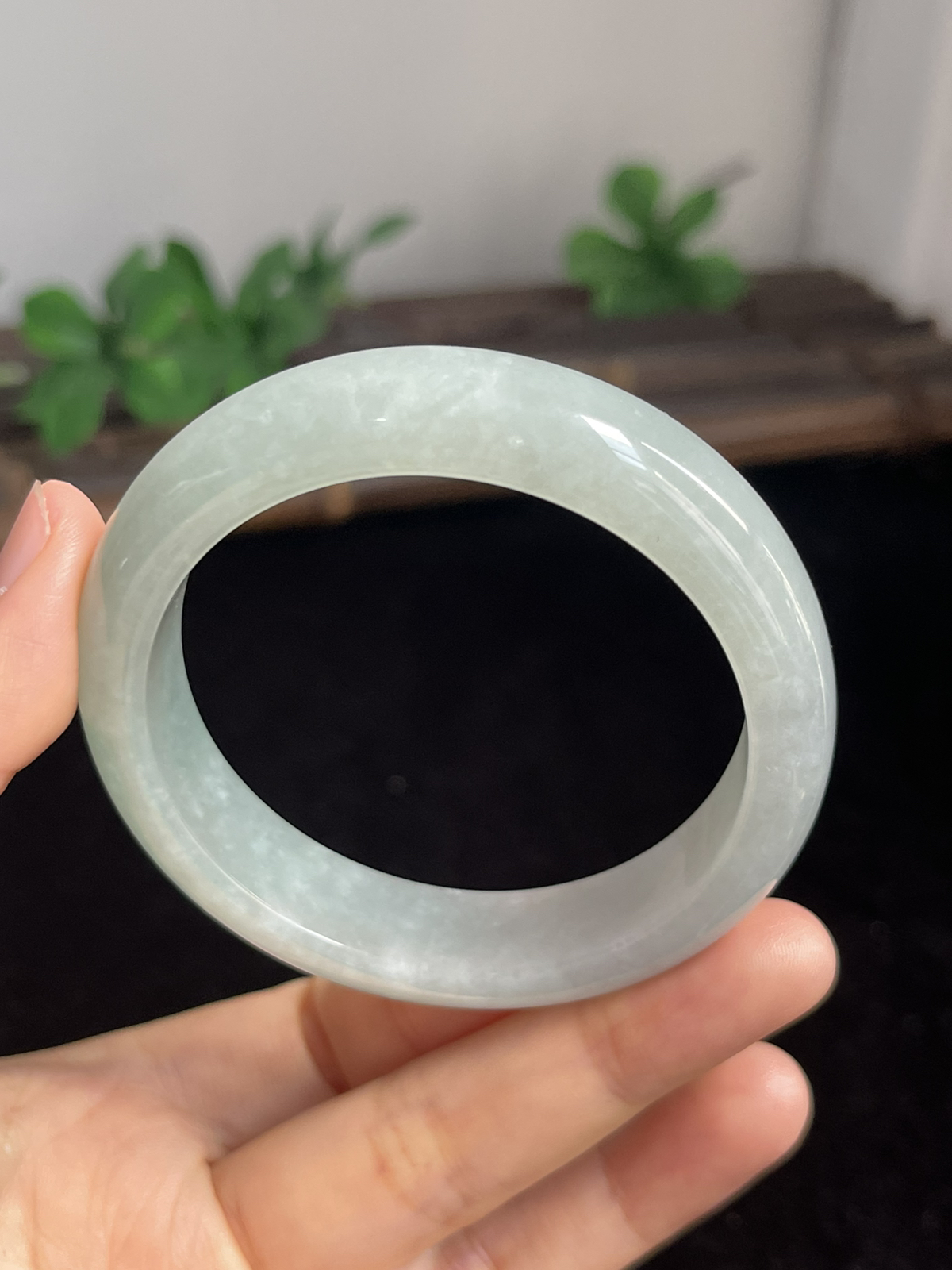 正圈52.7圈口，翡翠手镯