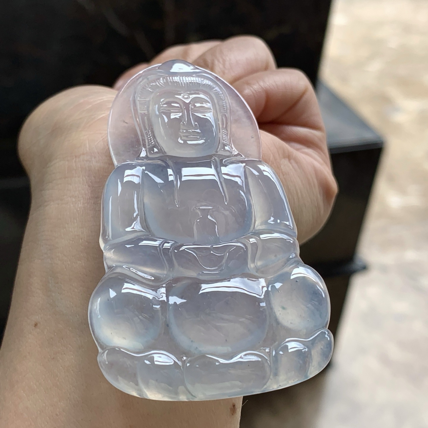 冰种观音^_^透亮 荧光十足