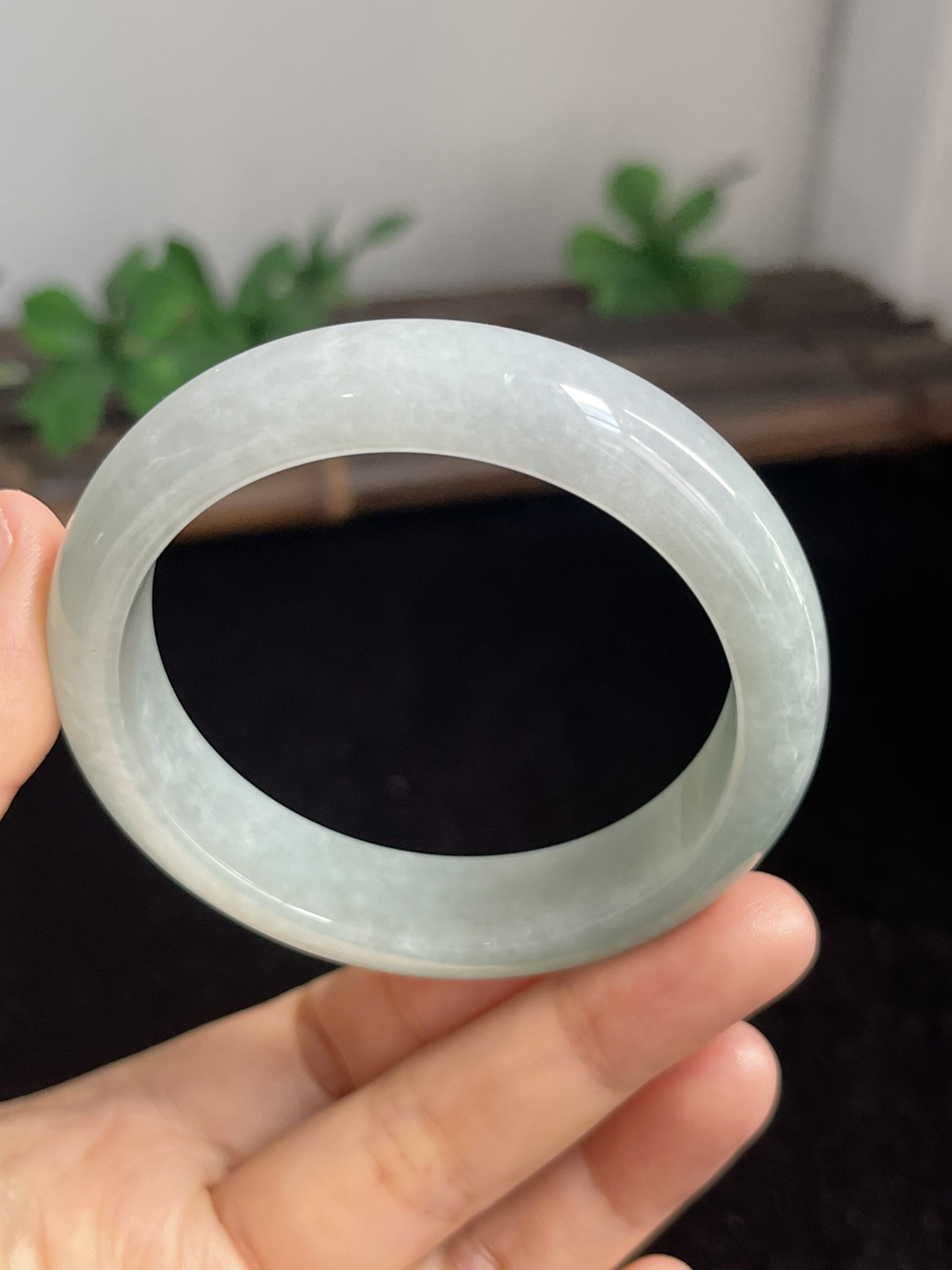 正圈52.7圈口，翡翠手镯