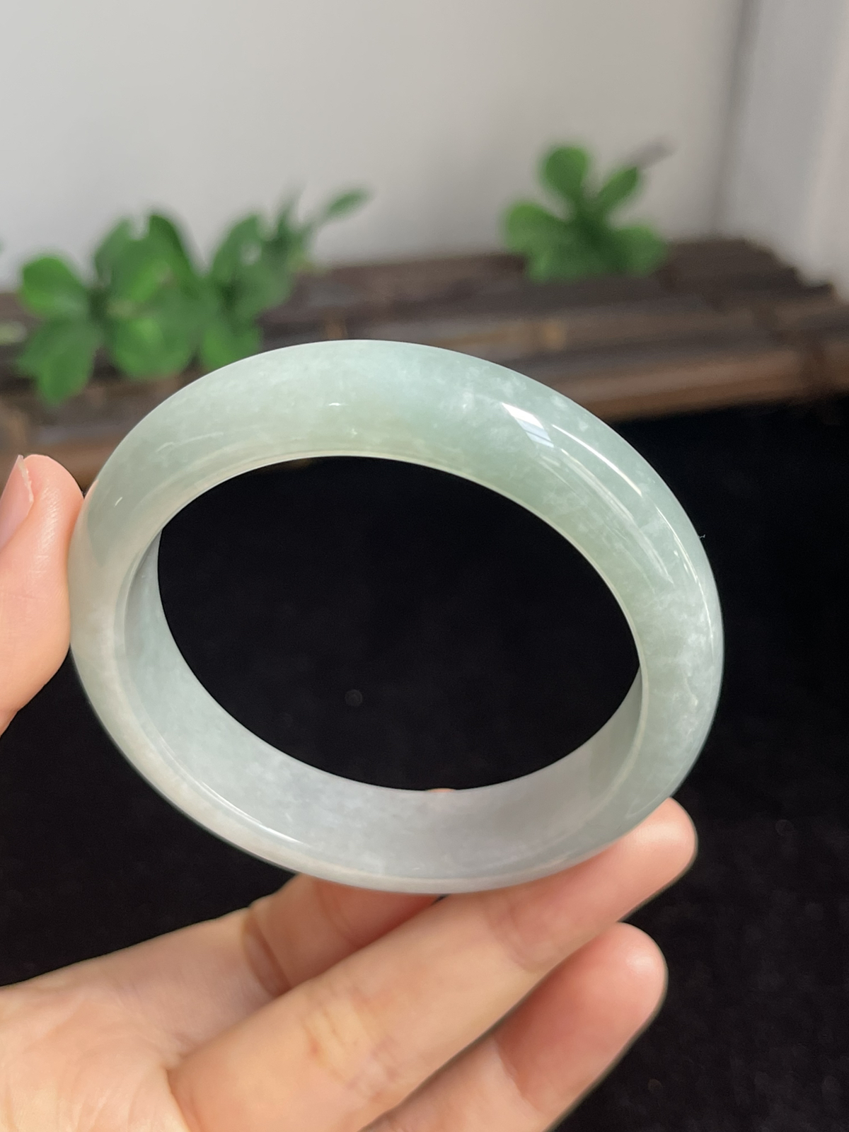 正圈52.7圈口，翡翠手镯