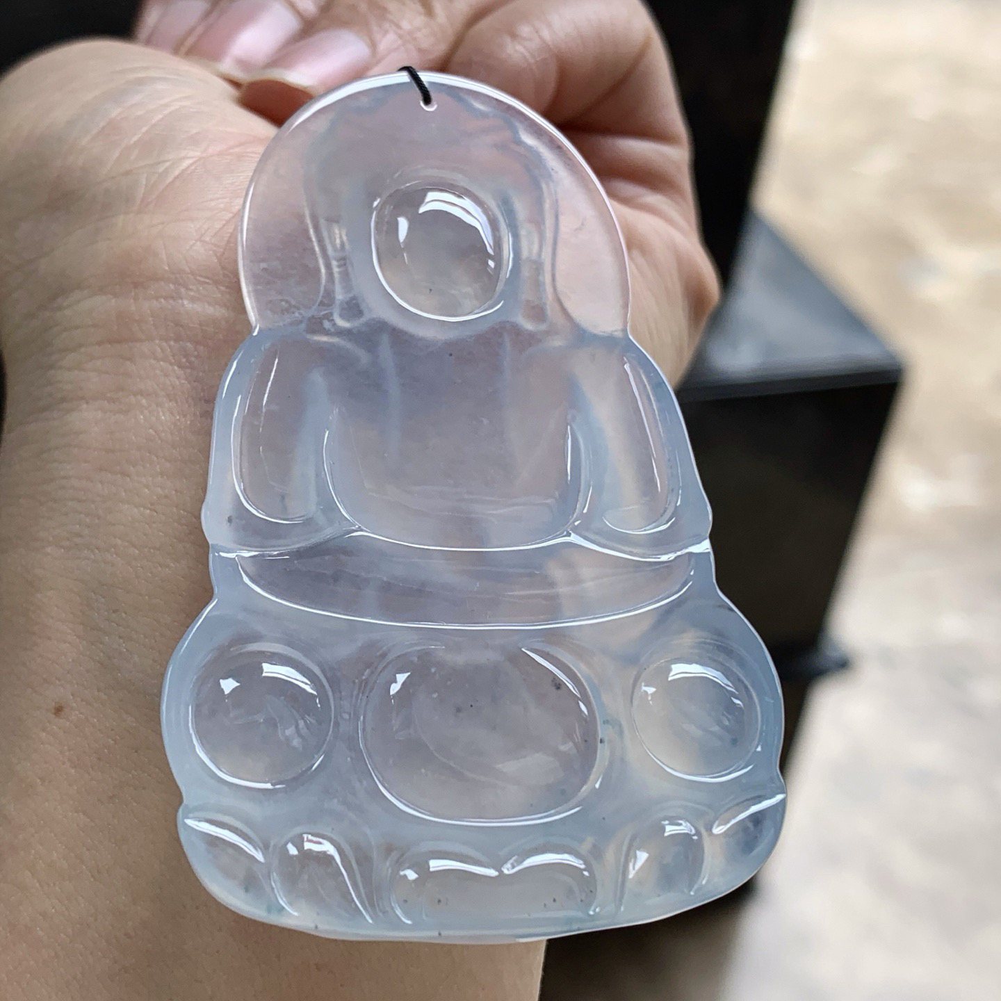 冰种观音^_^透亮 荧光十足