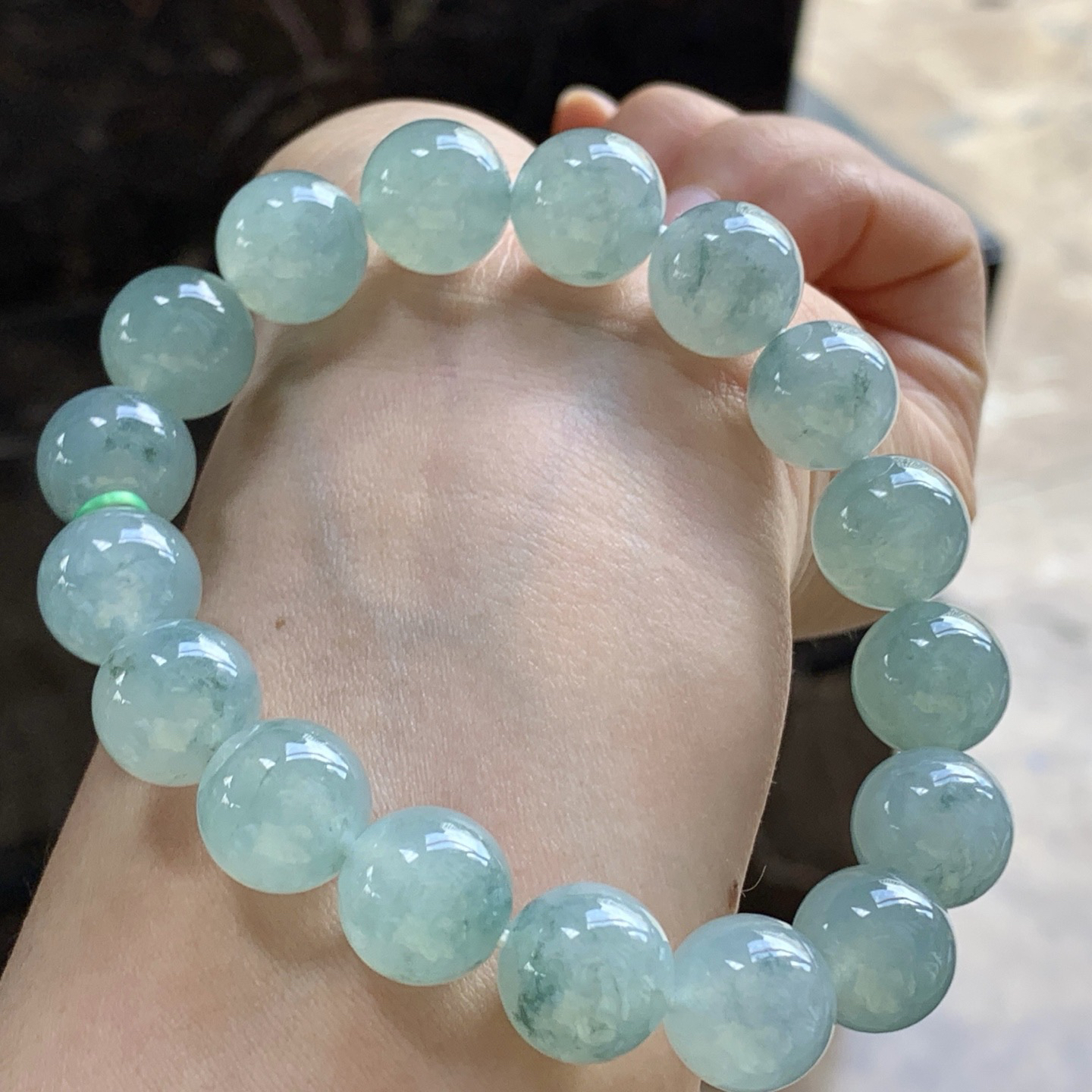 蓝花手串^_^飘花灵韵