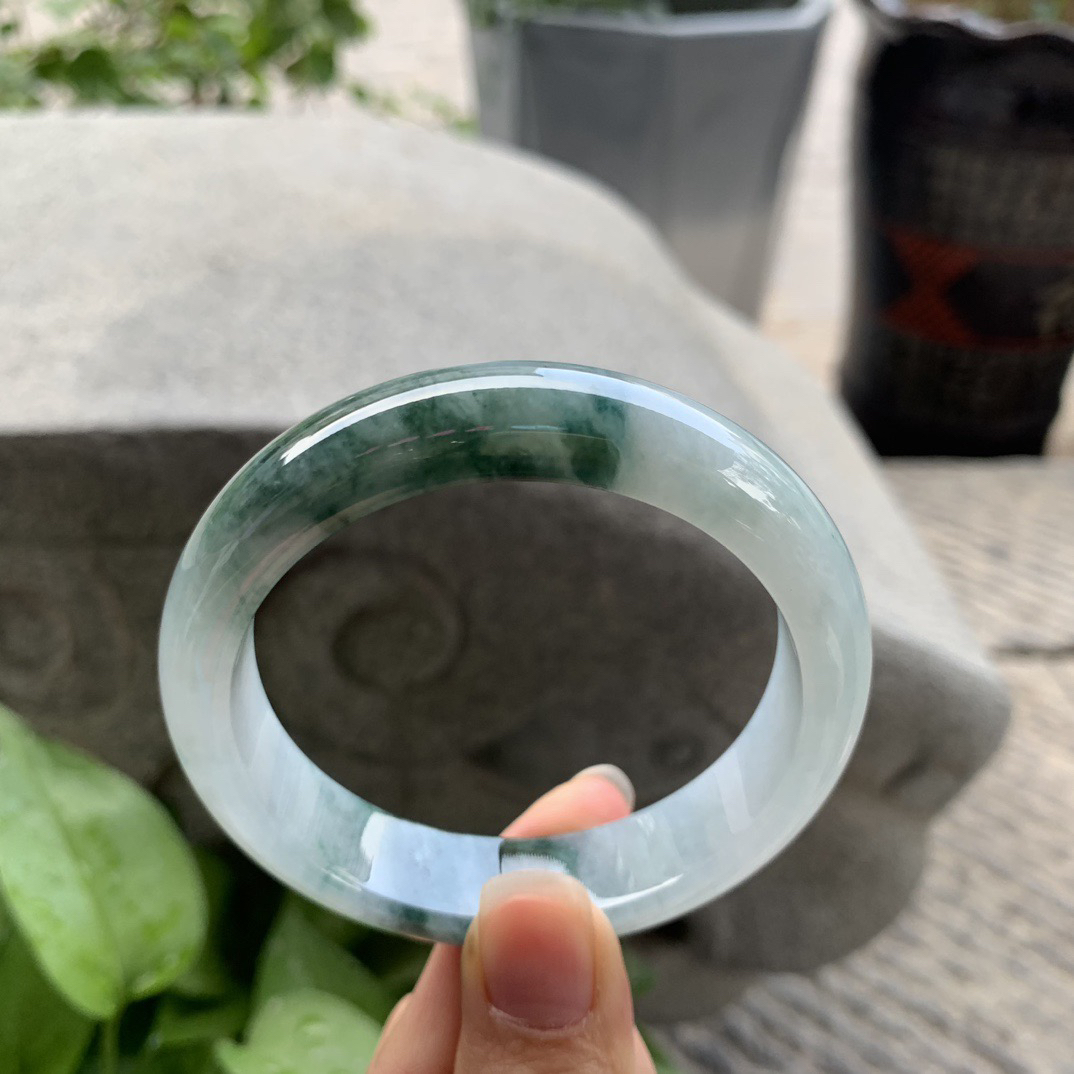 圈口 57-13.8-8.2【飘花正圈手镯】正圈57 58可戴