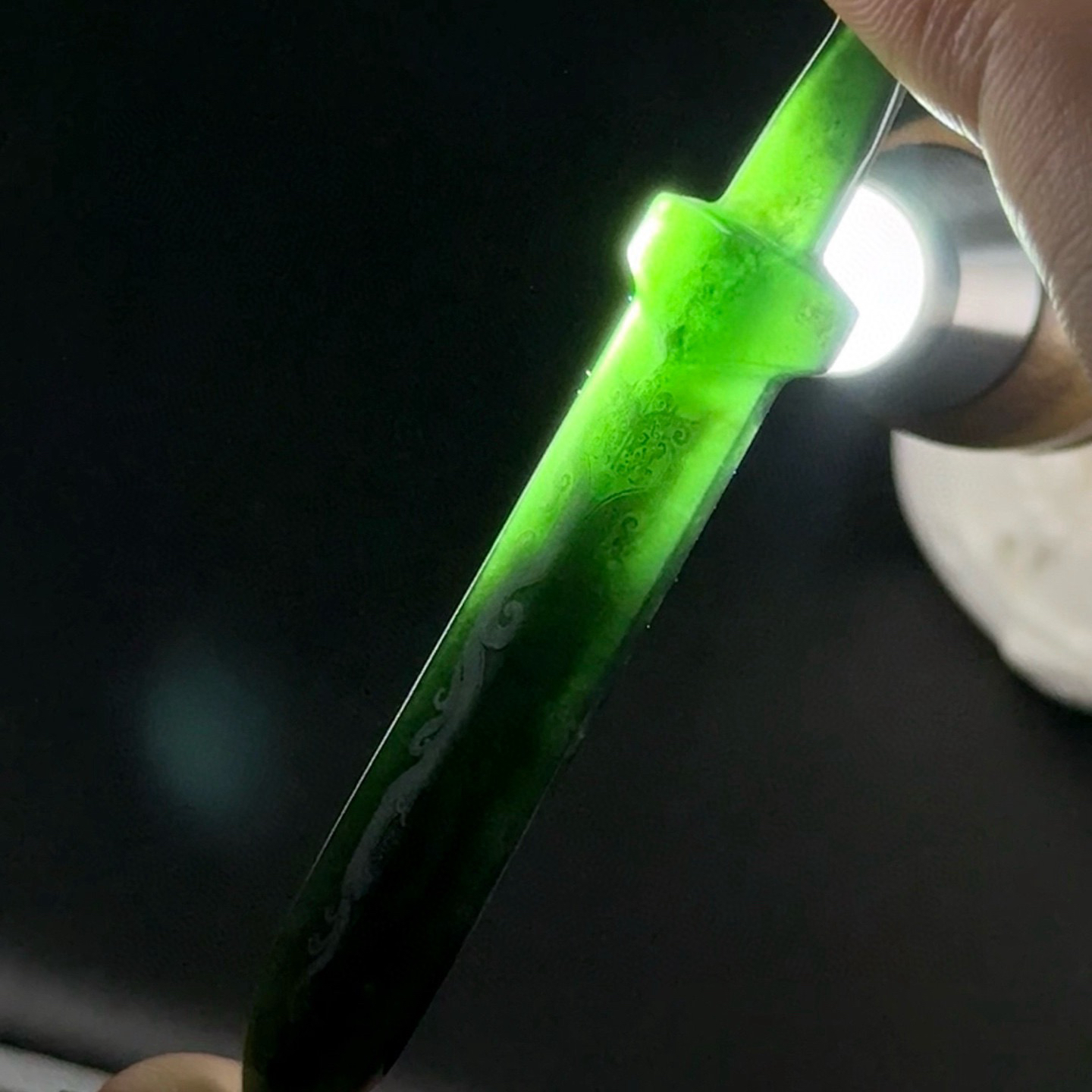 精品墨翠特色宝剑 尺寸69.8