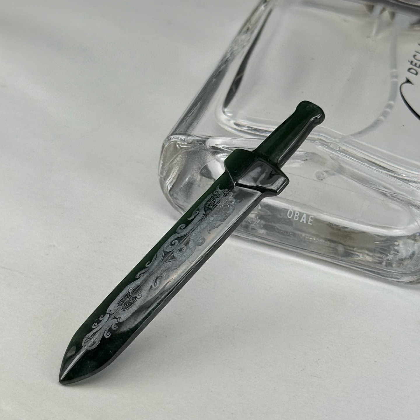 精品墨翠特色宝剑 尺寸69.8