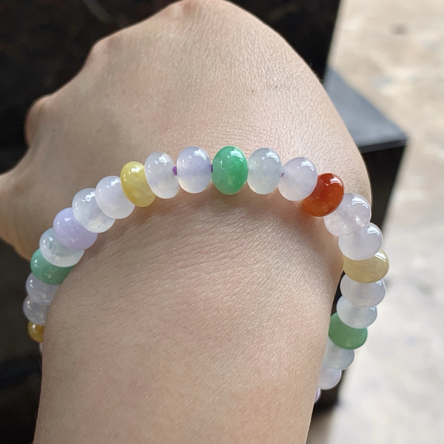 多彩手串^_^冰透 清新