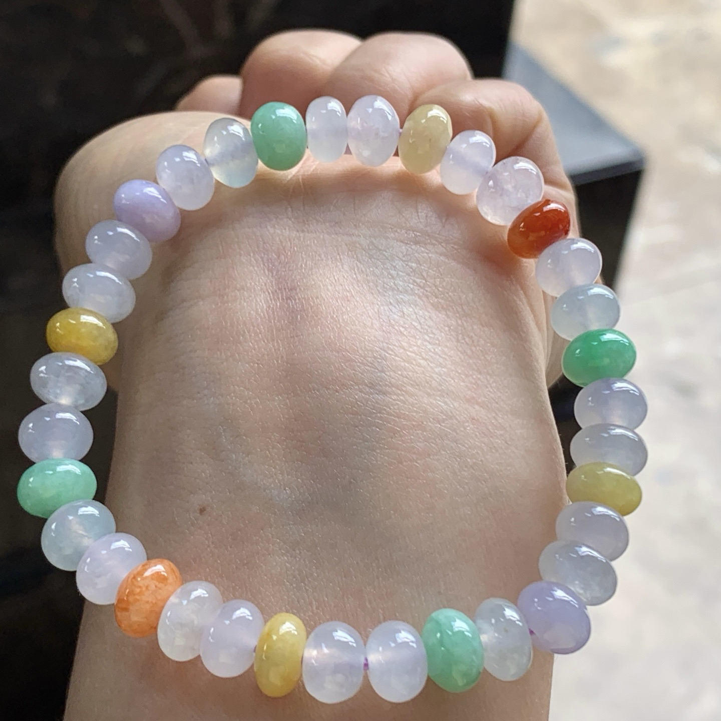 多彩手串^_^冰透 清新