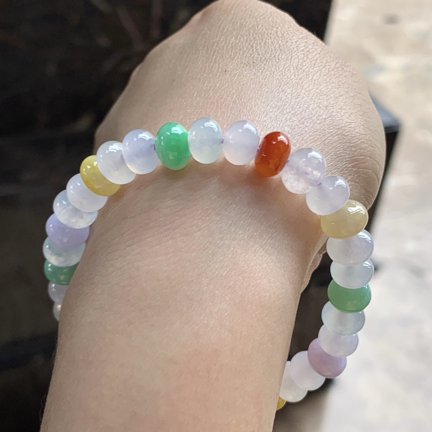 多彩手串^_^冰透 清新