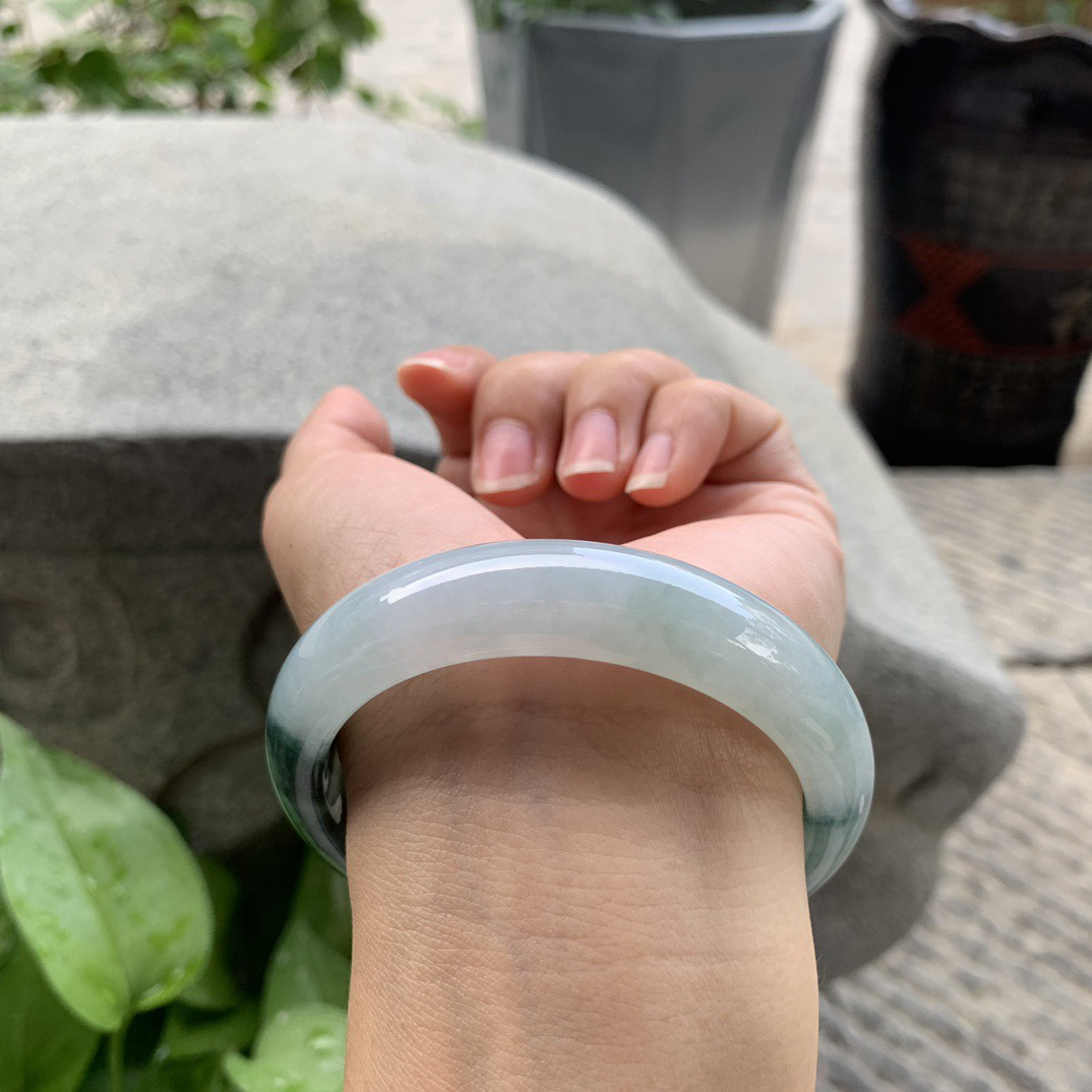 圈口 57-13.8-8.2【飘花正圈手镯】正圈57 58可戴