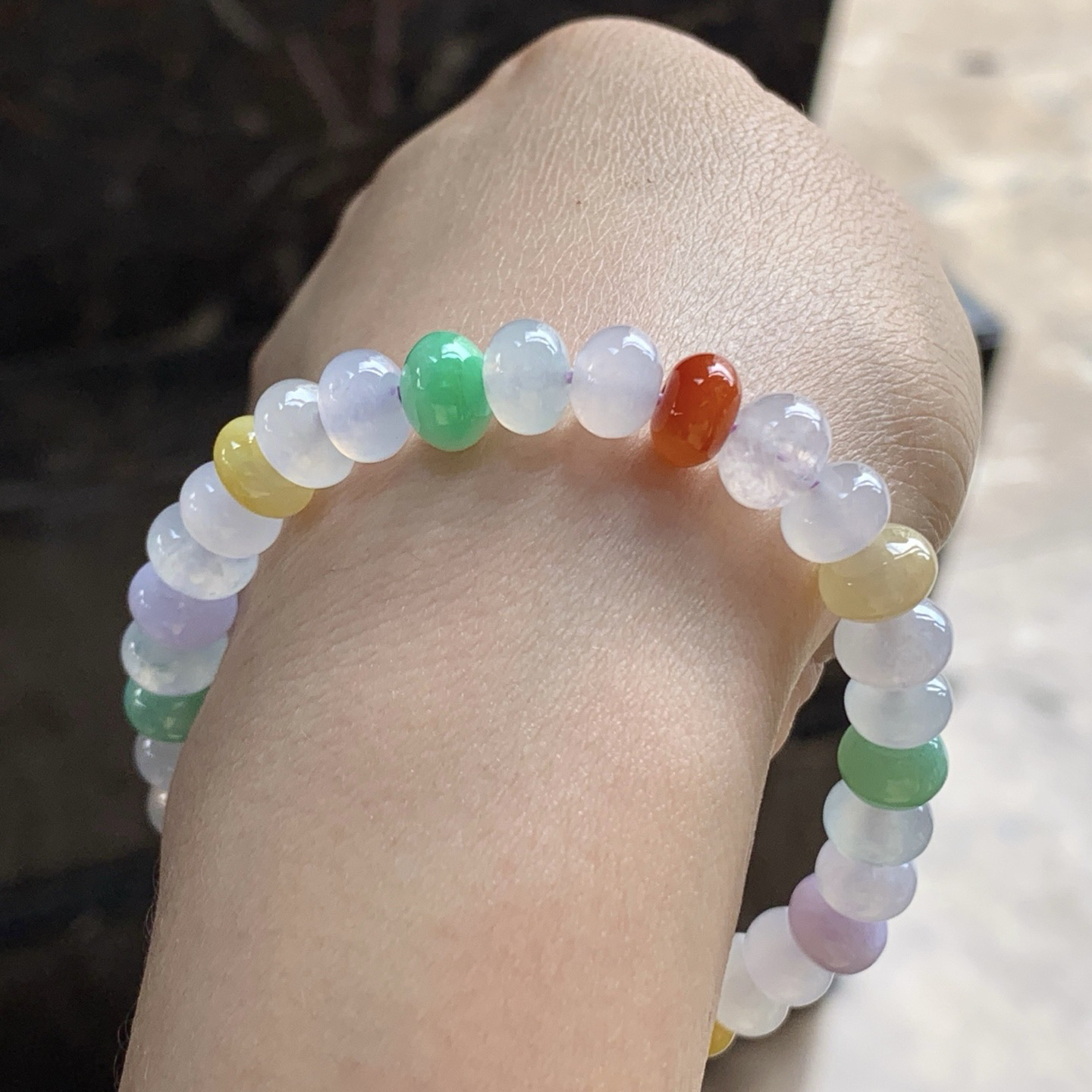 多彩手串^_^冰透 清新