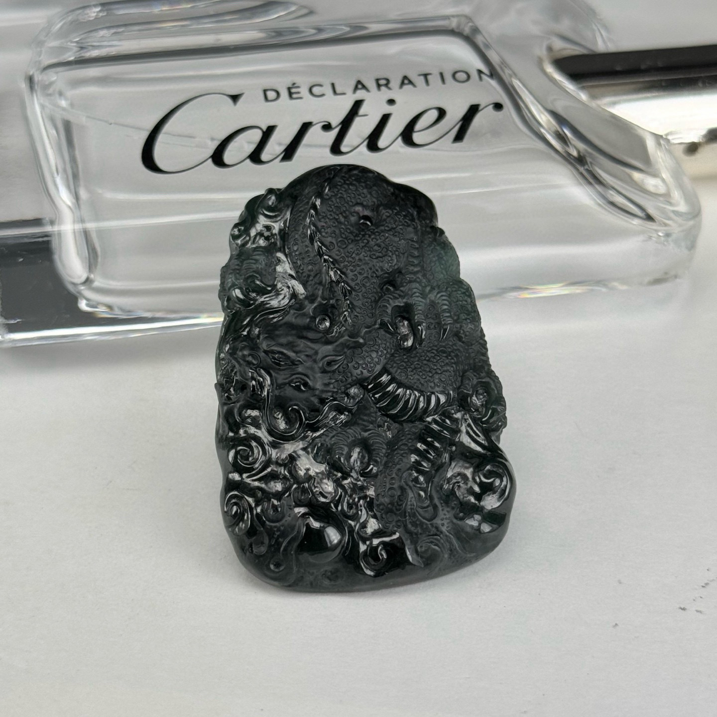 精品墨翠龙牌 尺寸49.2