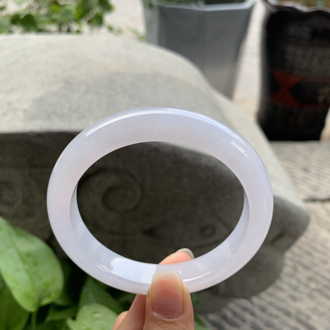 大圈口62.8-12.6-9.3【冰粉紫正圈手镯】正圈62 63可戴