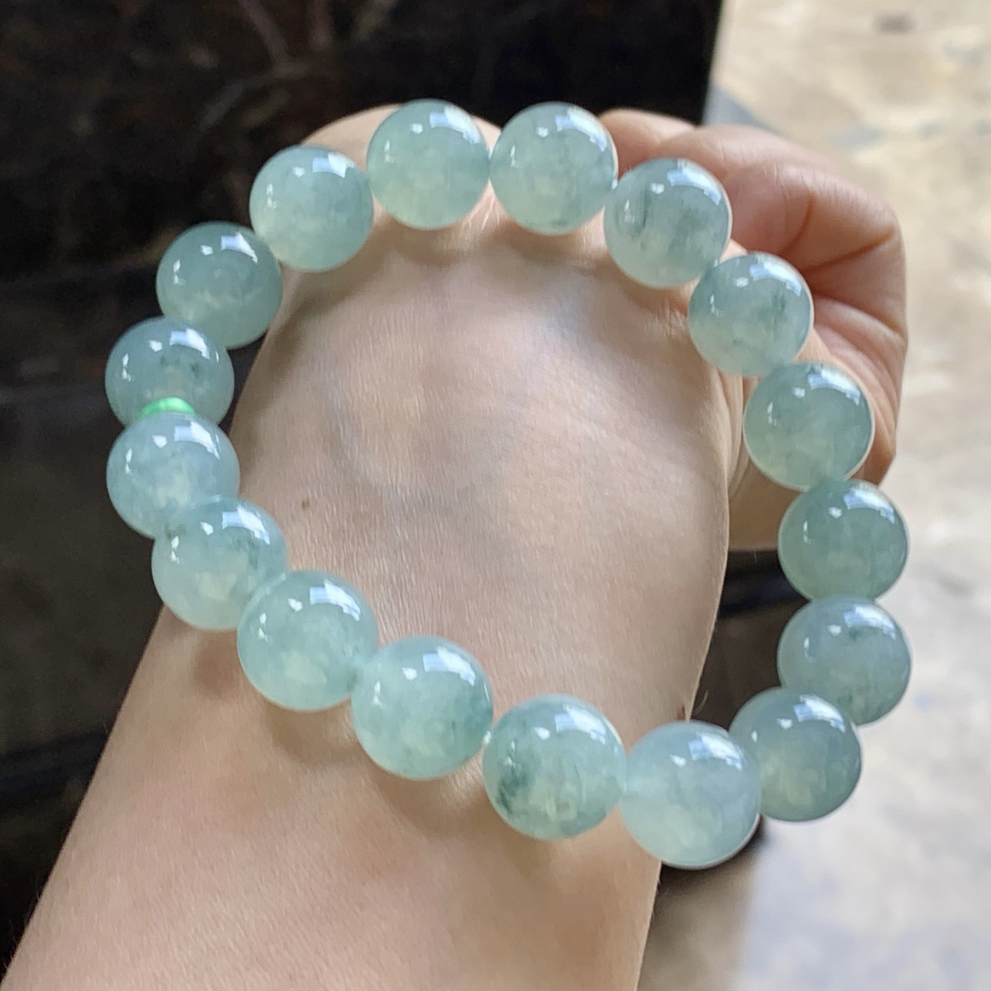 蓝花手串^_^飘花灵韵