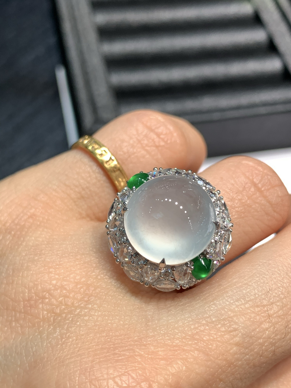 冰种大戒指，上手超美~