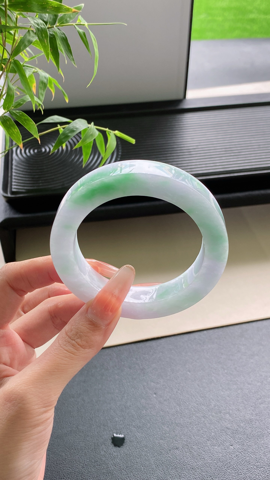 【飘绿手镯胚】