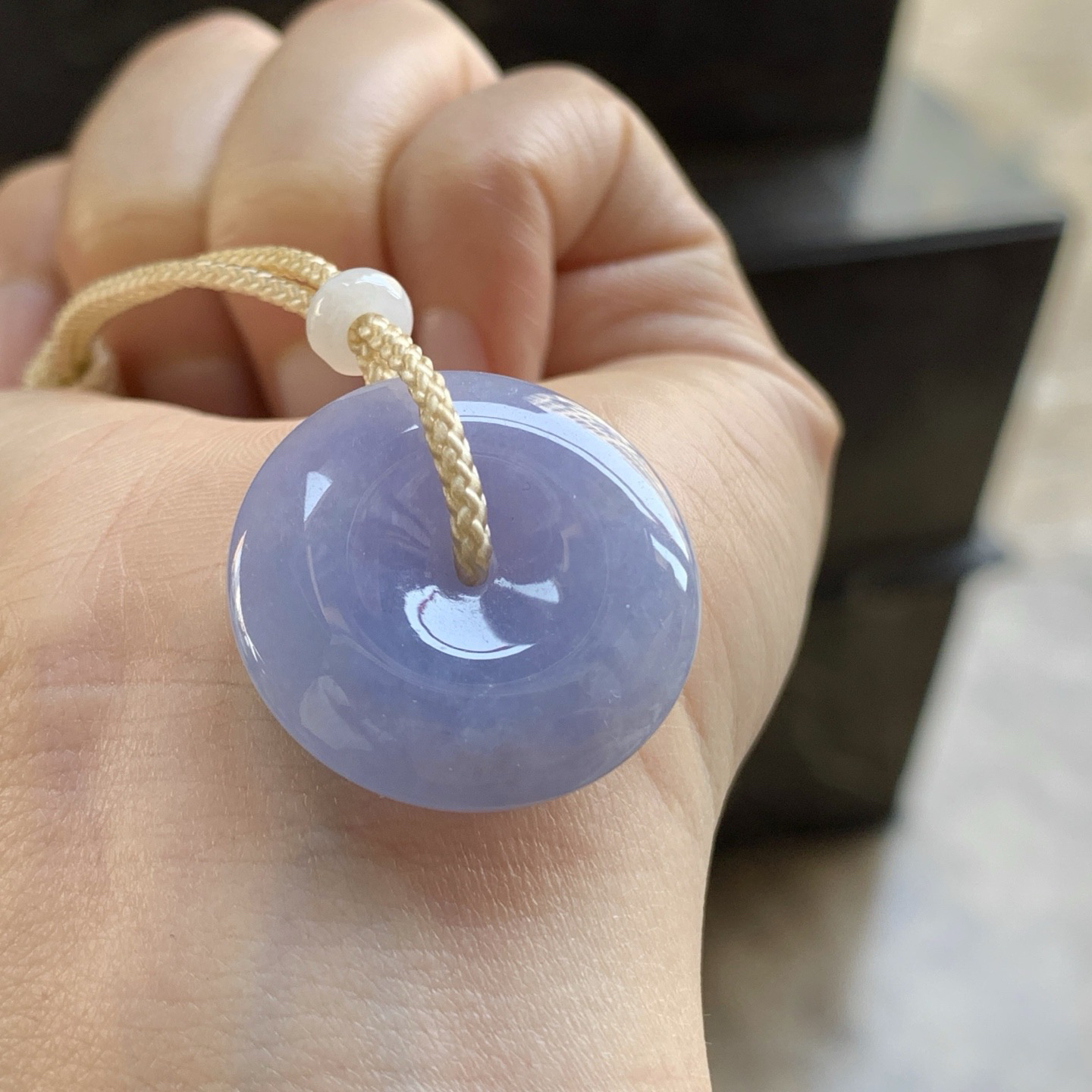 紫罗兰平安扣^_^鲜艳