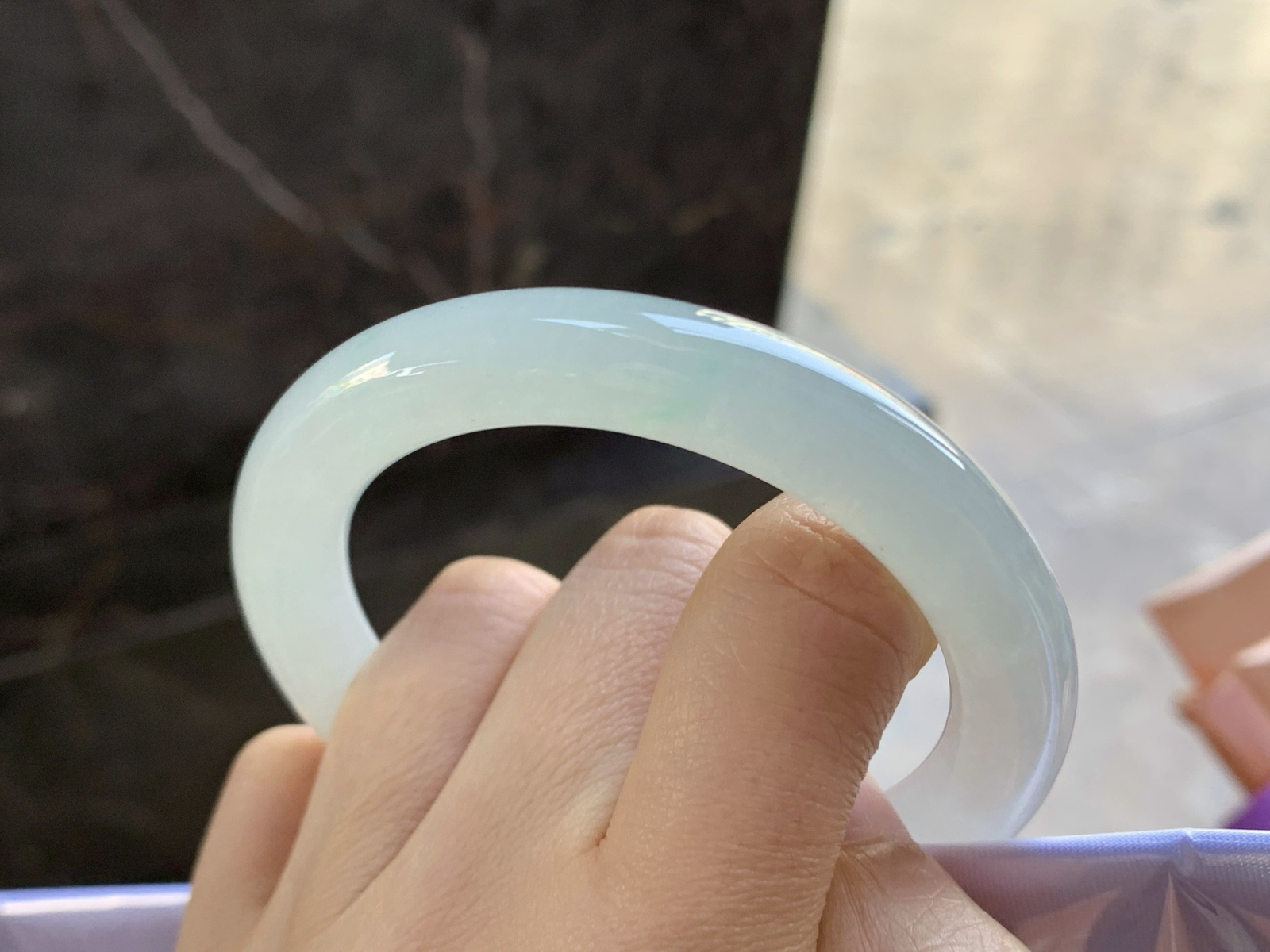 53-9.5

冰晴圆条手镯^_^清新 水润