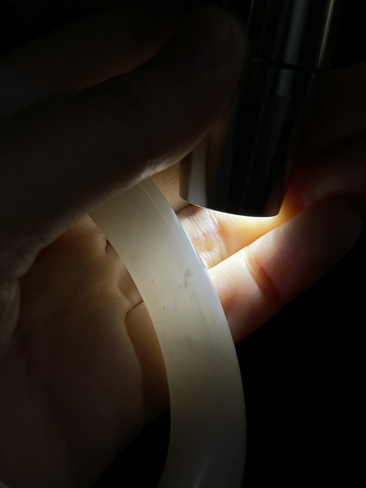 正圈58圈口，和田玉手镯