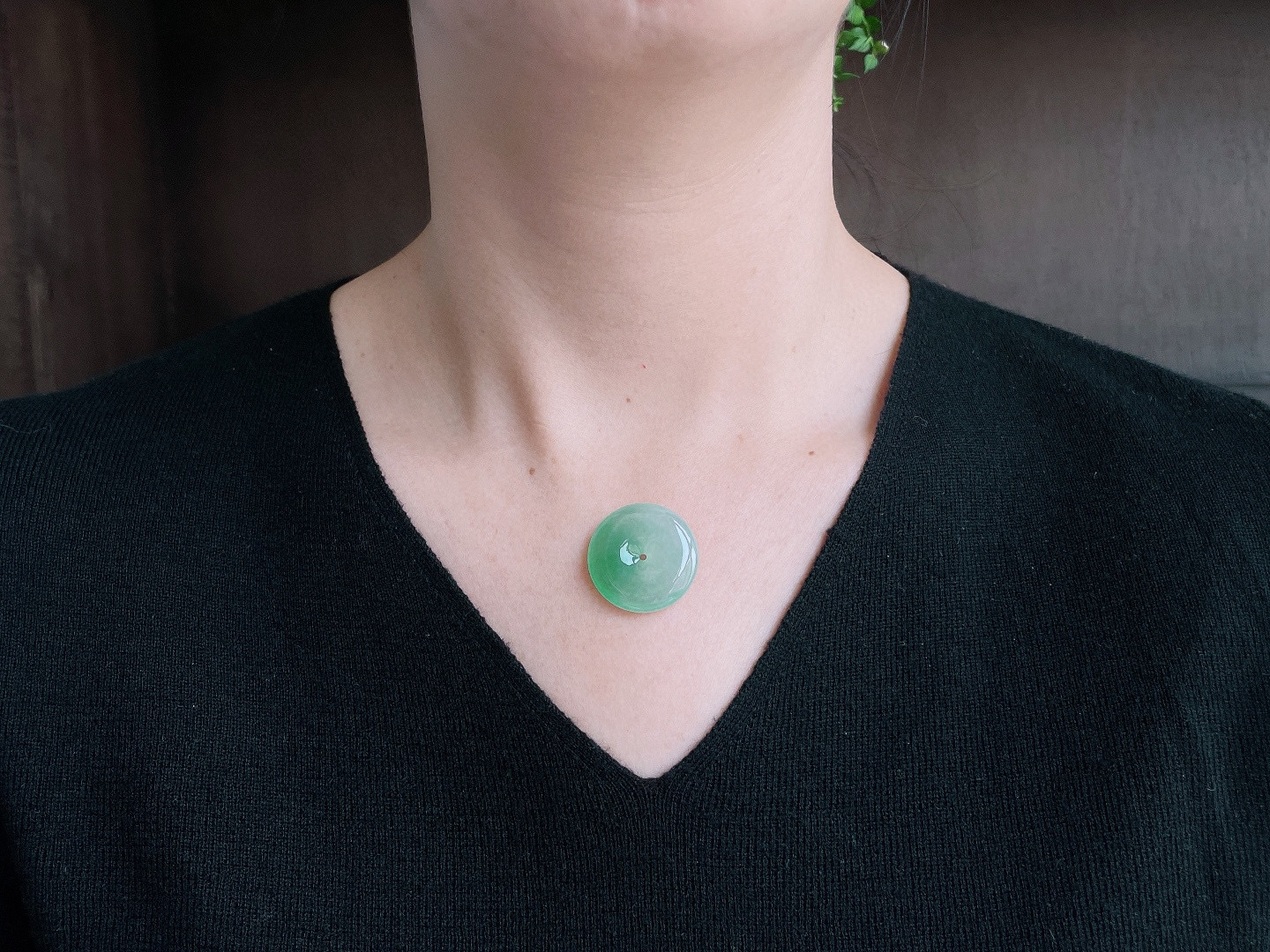 冰飘花平安扣吊坠
尺寸25.6-6