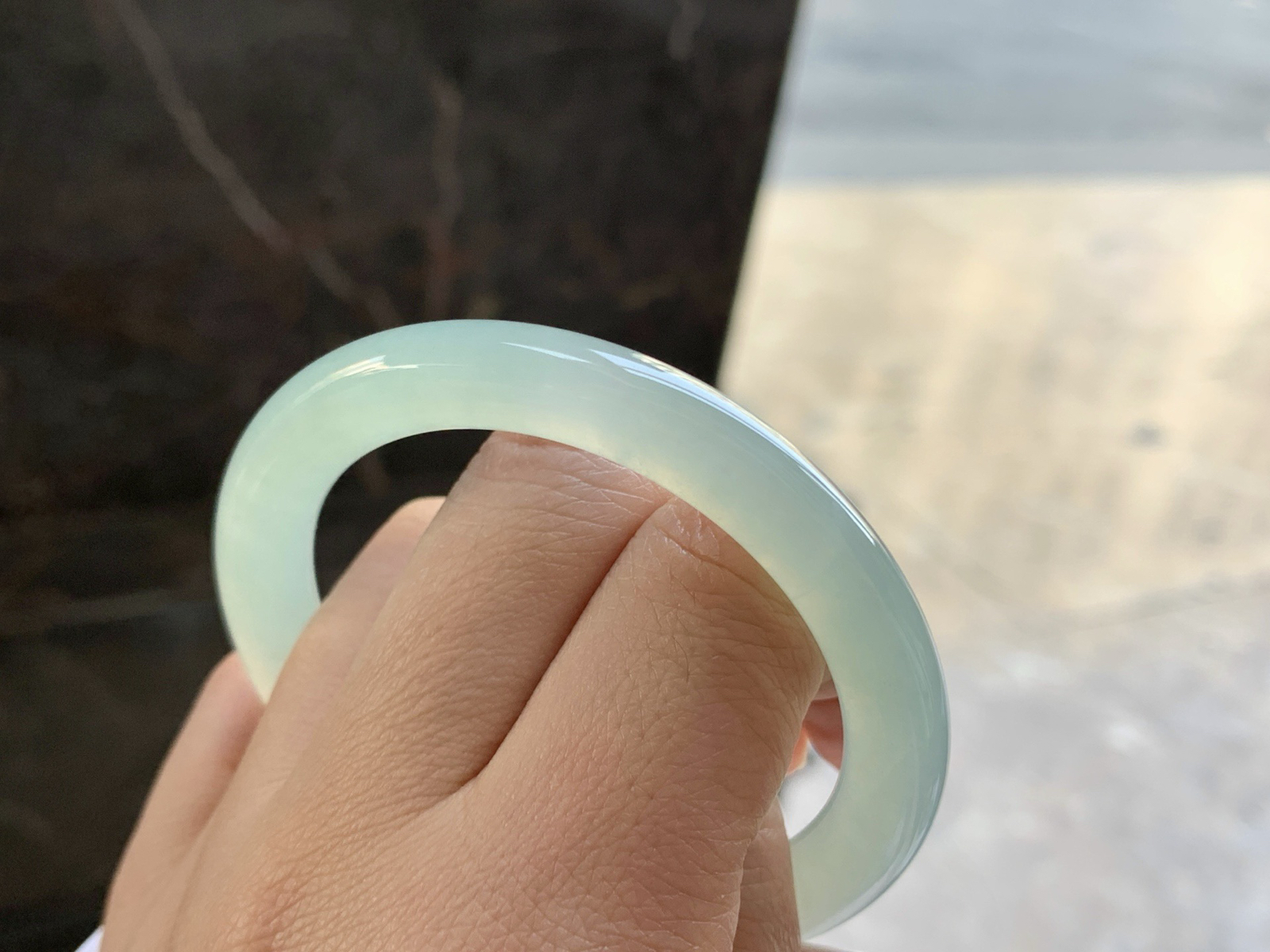 51.5-8.7

冰晴圆条手镯^_^透亮 清新