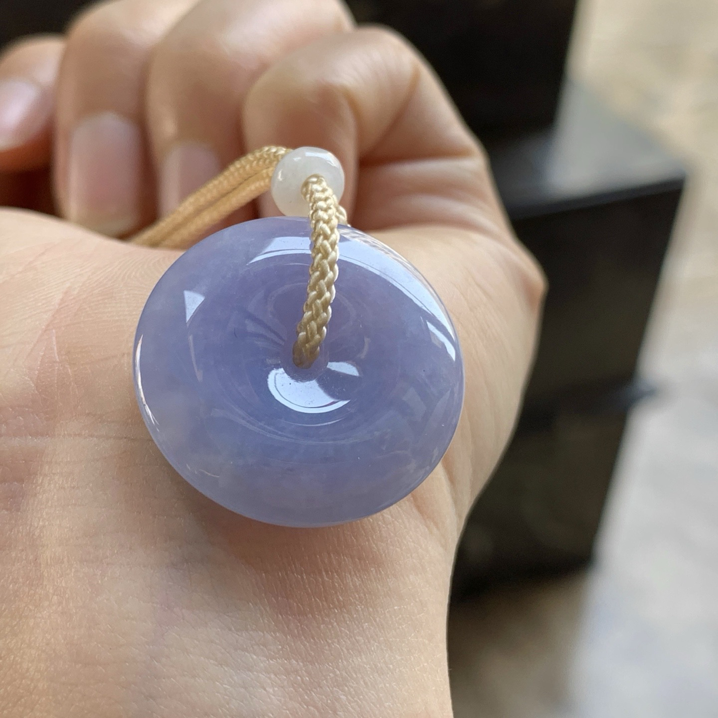 紫罗兰平安扣^_^鲜艳