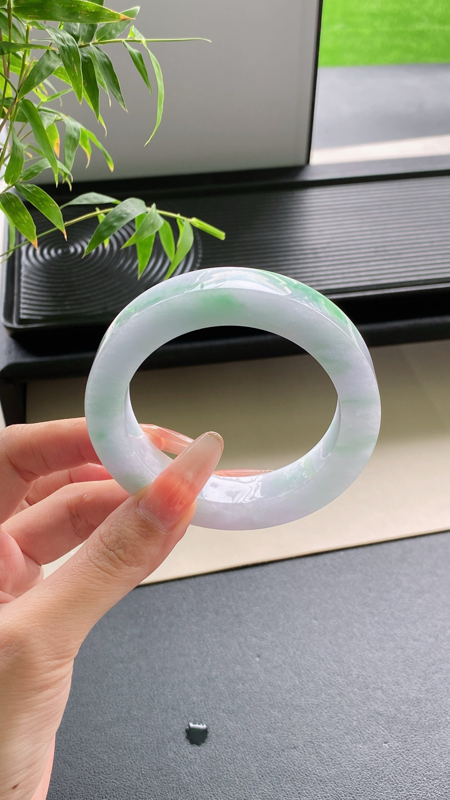 【飘绿手镯胚】