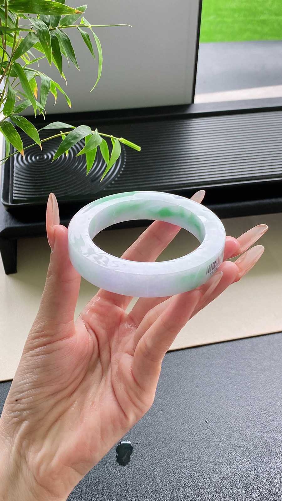 【飘绿手镯胚】