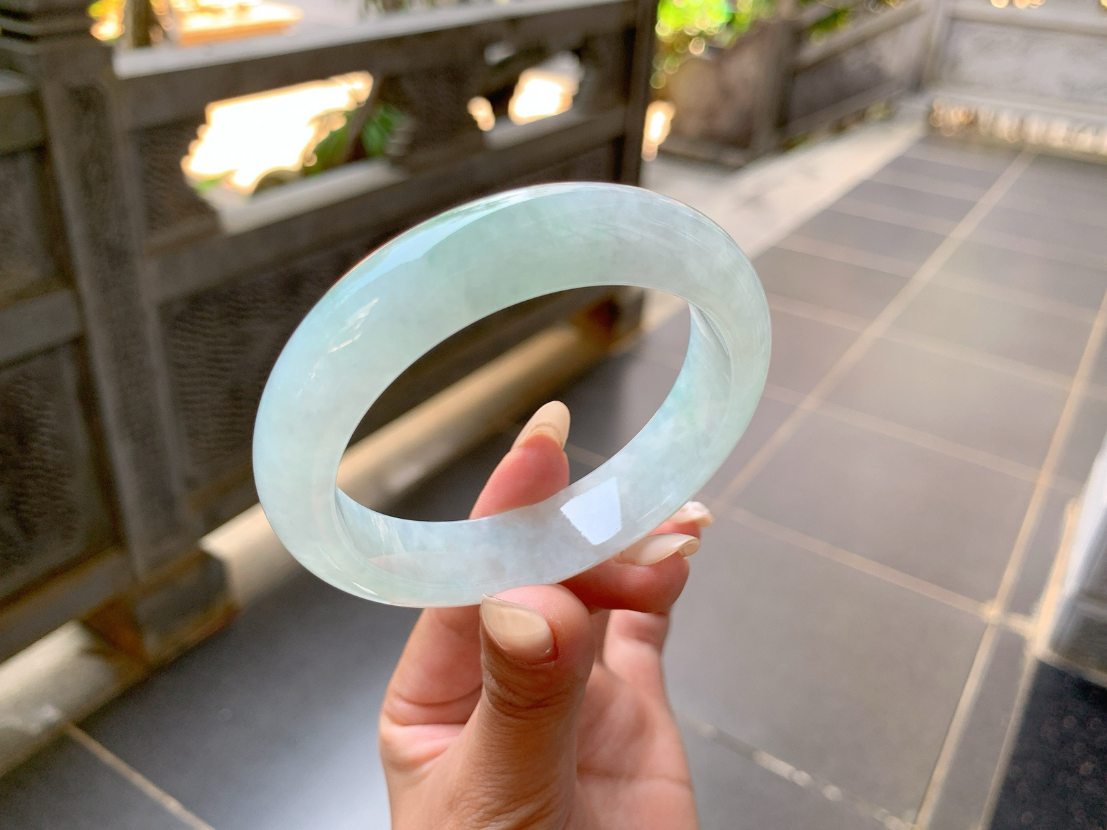 ｜57圈口
冰晴底，水头特别好，版型大气，清秀大方，