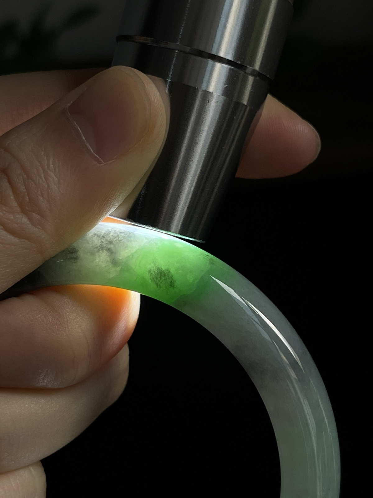 正圈55圈口，翡翠手镯