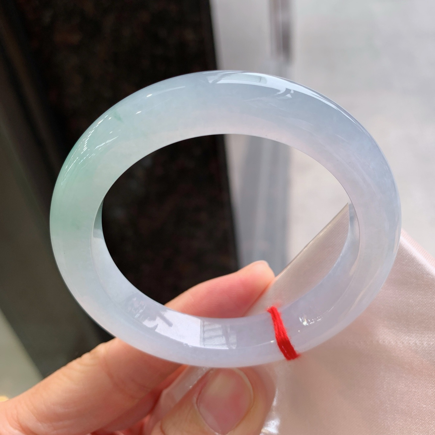 正圈冰飘花 无瑕 尺寸：54/10.7/9.5  清爽