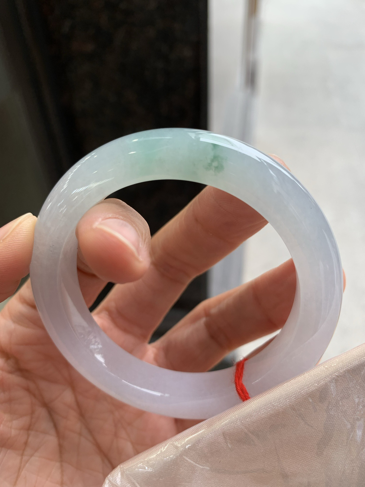 正圈冰飘花 无瑕 尺寸：54/10.7/9.5  清爽