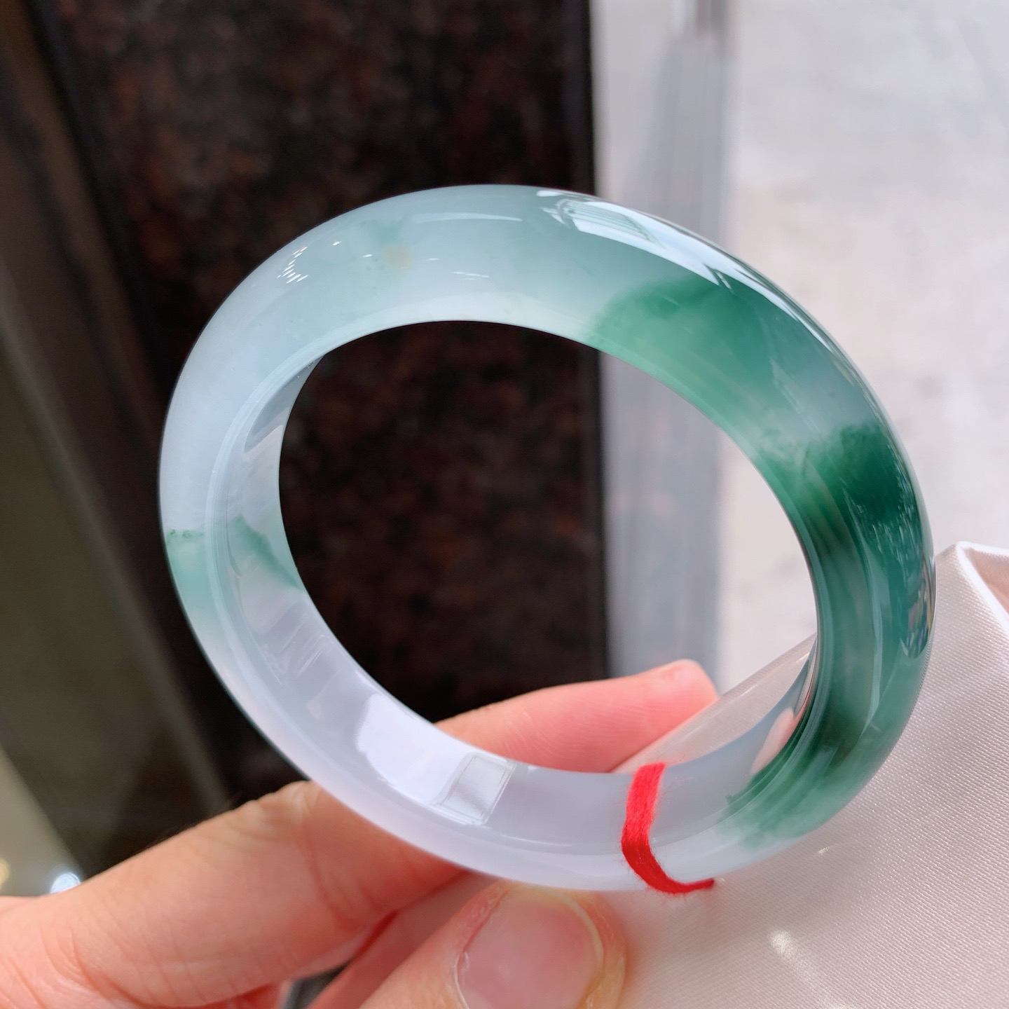 1#正圈高冰飘花 尺寸：54.2/11.7/8.9