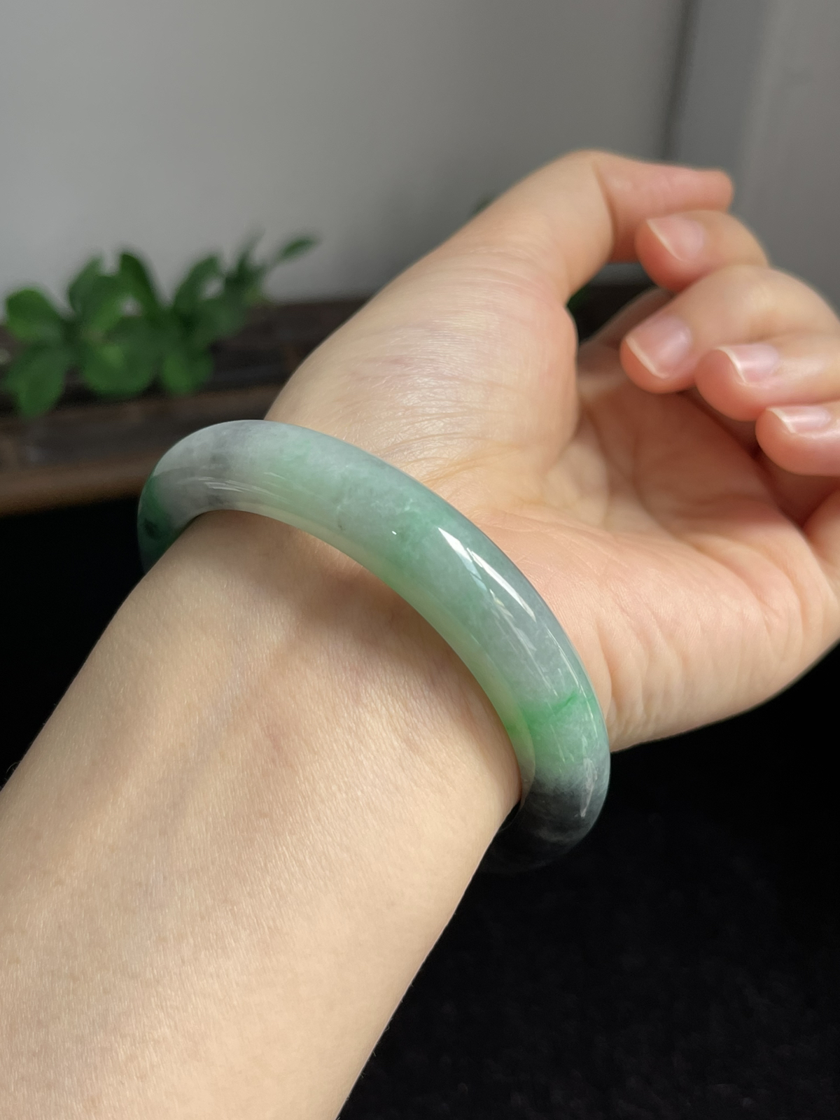 正圈55圈口，翡翠手镯