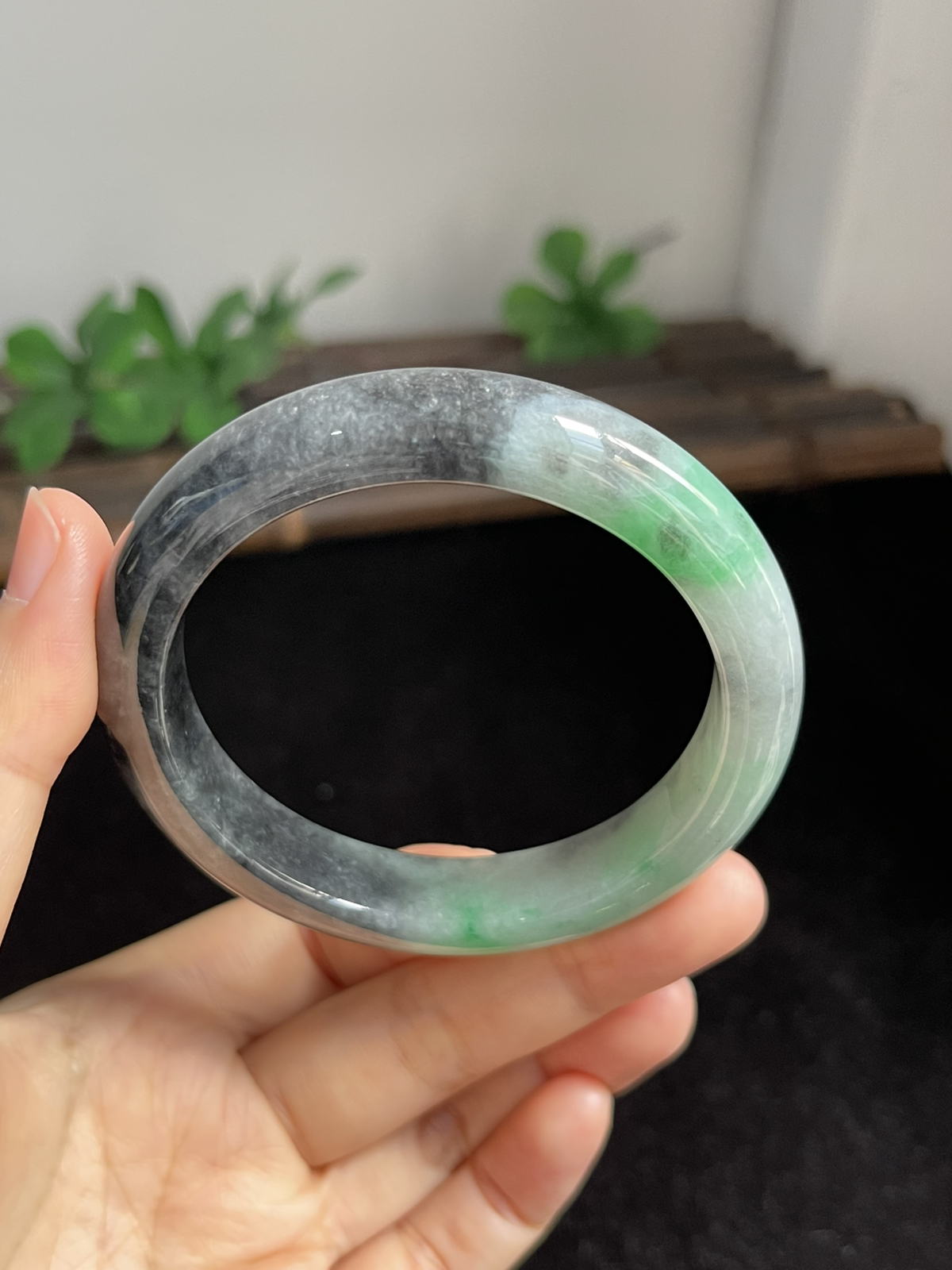 正圈55圈口，翡翠手镯