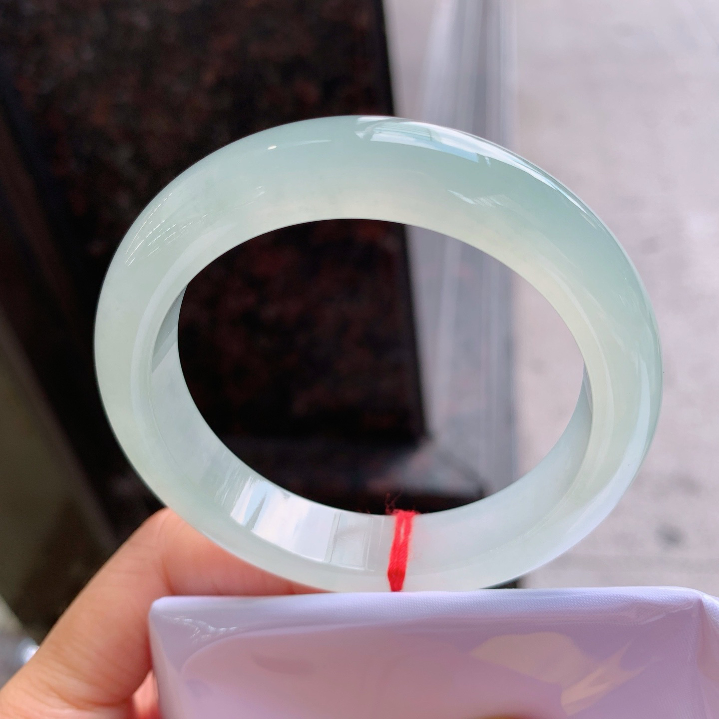 正圈冰晴 无瑕 尺寸：54.3/11.8/8.6  冰润