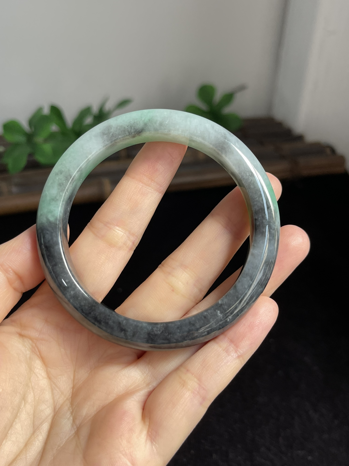 正圈55圈口，翡翠手镯