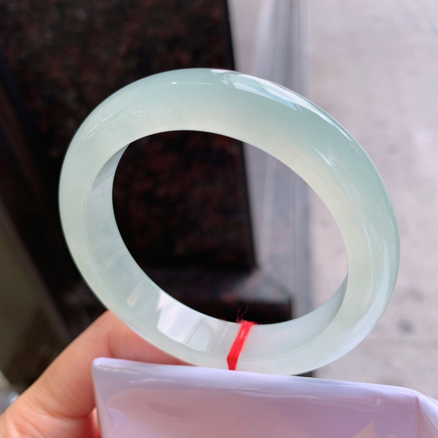 正圈冰晴 无瑕 尺寸：54.3/11.8/8.6  冰润