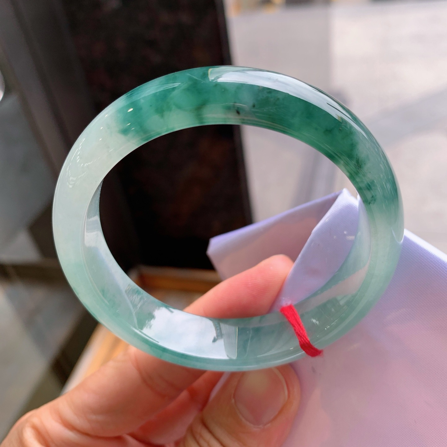 正圈冰飘花 表皮微瑕疵 尺寸：57.4/14/8  宽版