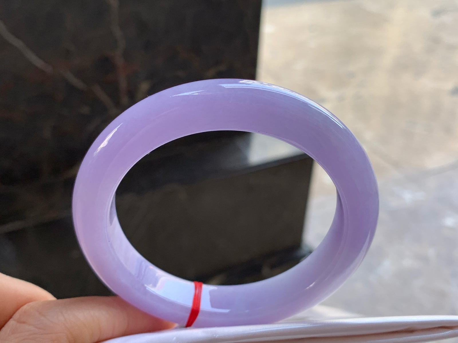 59.5-12.5-10

紫罗兰手镯^_^大圈 鲜艳 玉质温润