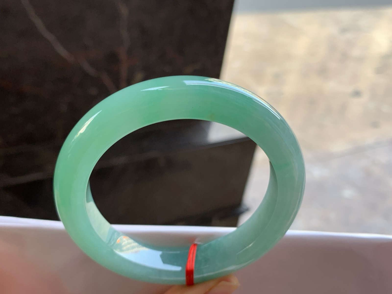 54.5-12.3-9.5

晴绿手镯^_^清新 好看